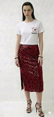 Gonna con paillettes