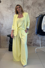 Pantalone Donna Wide leg con cintura