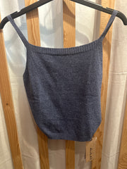 Canotta in maglia misto Cachemire