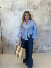Pantalone in Chambray