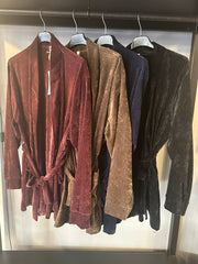 Giacca Vestaglia Donna in Ciniglia