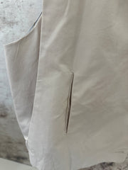 Giacca smanicata in cotone