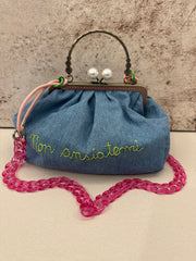 Borsa Pasticcino Ricamata a mano