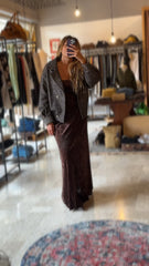 Giubbino Doppiopetto in Lana Tweed Spinato