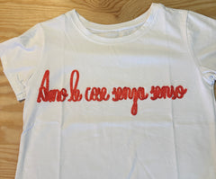 T-shirt Donna ricamata