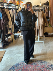 Piumino a Cappa Donna in Nylon Imbottito