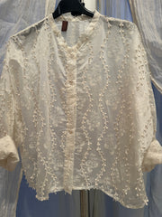 Camicia Ricamata con Manica lunga