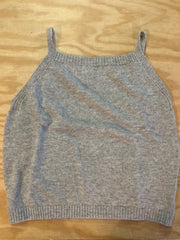 Canotta in maglia misto Cachemire