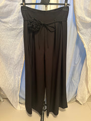 Pantalone Donna con cintura a fiore