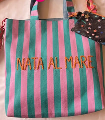 Tote bag  Ricamata a mano