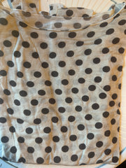 T-shirt Donna pois in Misto Cachemire